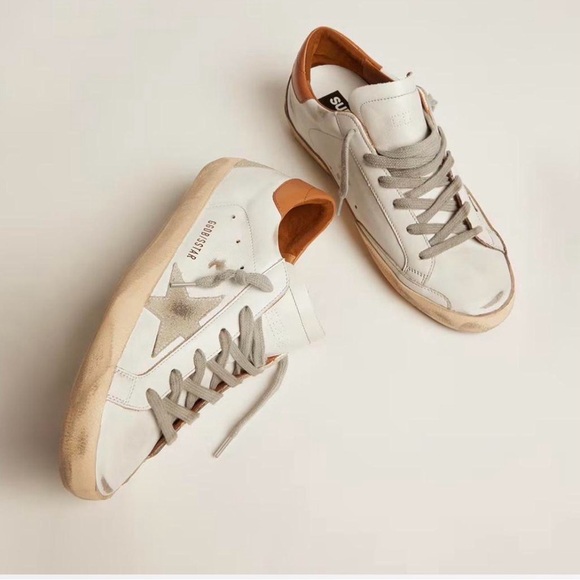 Golden Goose White and Brown leather woman’s Sneakers - Picture 2 of 6